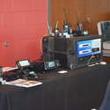 A display of products from Icom