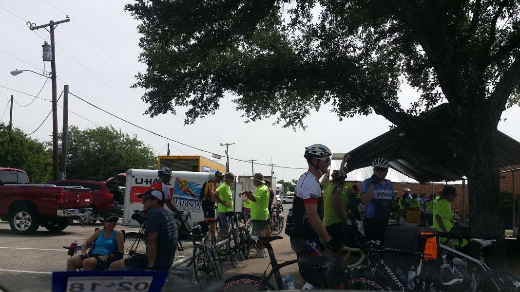 Start / Finish rest area