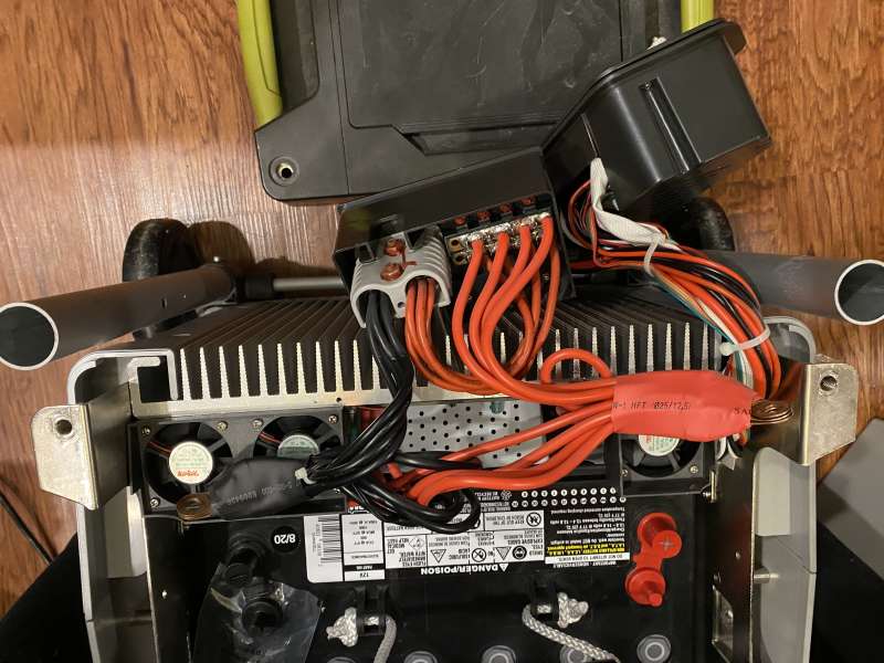 Everything moved from above the battery 