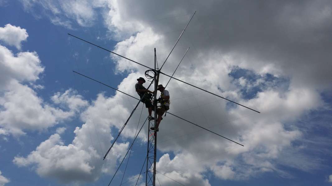 40 Meter Quad on tower