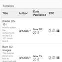 Tutorial Library > Getting Started