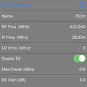 Q5signal 5BVUX Multi-Band 70cm settings